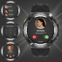 SMARTWATCH Zegarek Męski GPS 650MAH ROZMOWY BAROMETR KOMPAS SATURACJA