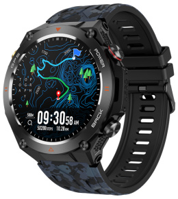 SMARTWATCH Zegarek Męski GPS 650MAH ROZMOWY BAROMETR KOMPAS SATURACJA