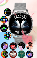 Smartwatch Damski Zegarek Dla Kobiety AMOLED ROZMOWY 300MAH Ciśnieniomierz