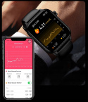 ZEGAREK SMARTWATCH AMOLED EKG POMIAR CUKRU CIŚNIENIE TEMPERATURA