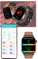 ZEGAREK SMARTWATCH AMOLED EKG POMIAR CUKRU CIŚNIENIE TEMPERATURA