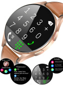 Zegarek Smartwatch Damski EKG Glukoza HRV BMI AMOLED CIŚNIENIOMIERZ ROZMOWY