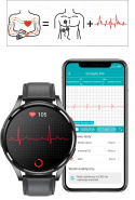 Zegarek Smartwatch Damski EKG Glukoza HRV BMI AMOLED CIŚNIENIOMIERZ ROZMOWY